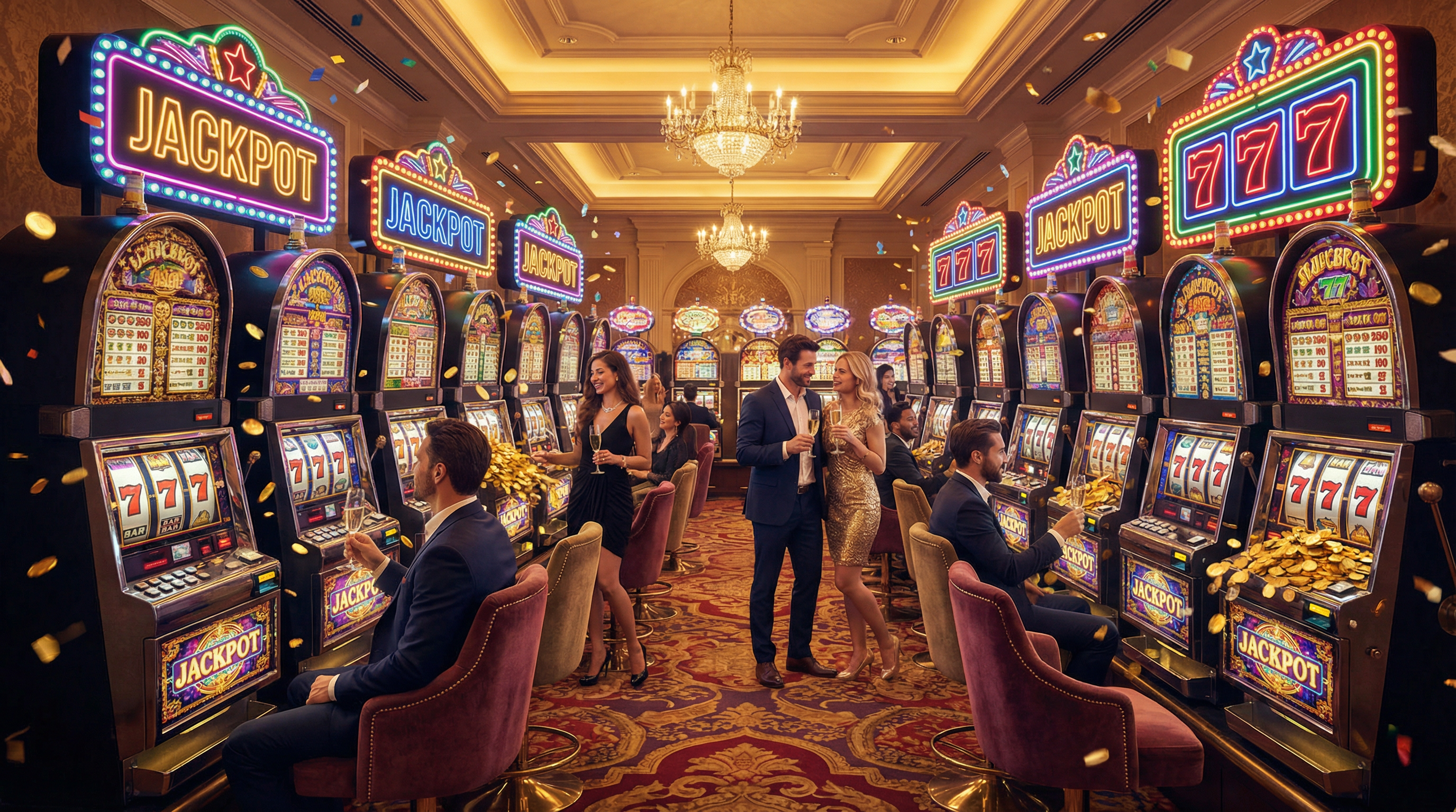 老虎机游戏精彩画面